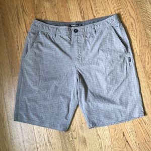 O’Neill hybrid grey shorts in EUC